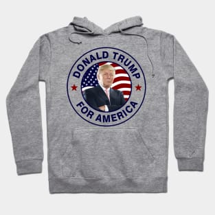 Donald Trump US Flag Hoodie